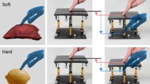 Using Pseudo-Stiffness to Enrich the Haptic Experience in Virtual Reality